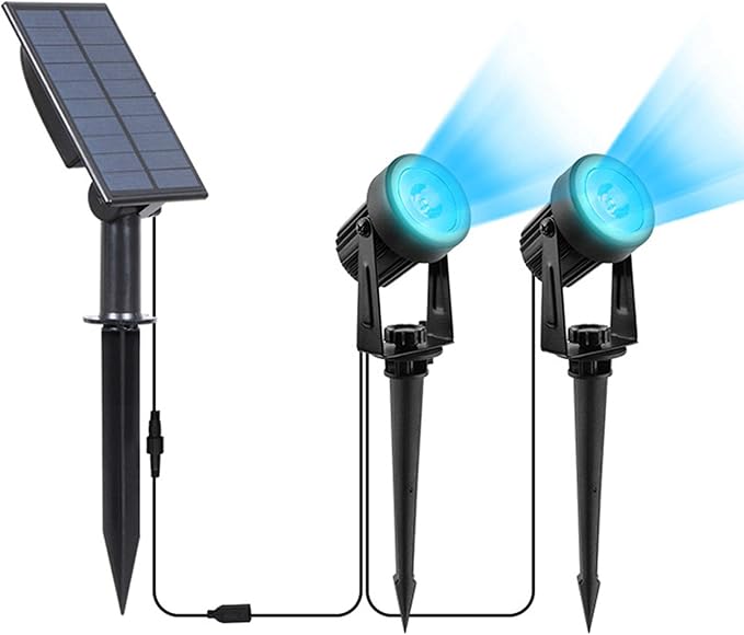 BlueOutdoor Landscape Lighting 6In1 Pack Outdoor Spot Lights LED Landscape Lighting for Yard Plant Lawn Garden IP65 Waterproof 3000K Warm White