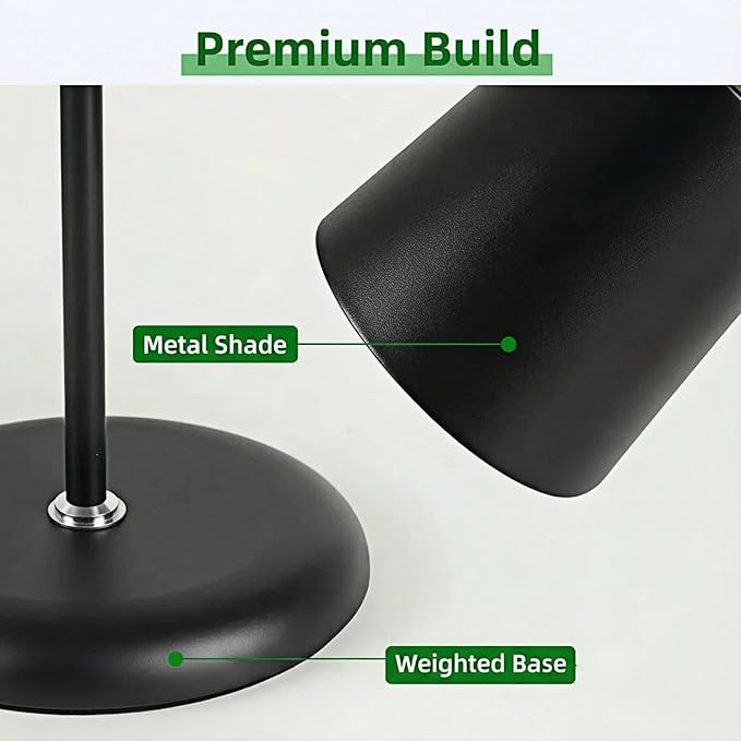 Floor Lamp Grow Lights for Indoor Plants Adjustable Height Tall Standing Plant Light with Remote &amp Timer 360° Gooseneck Full Spectrum Dimmable Weighted Base