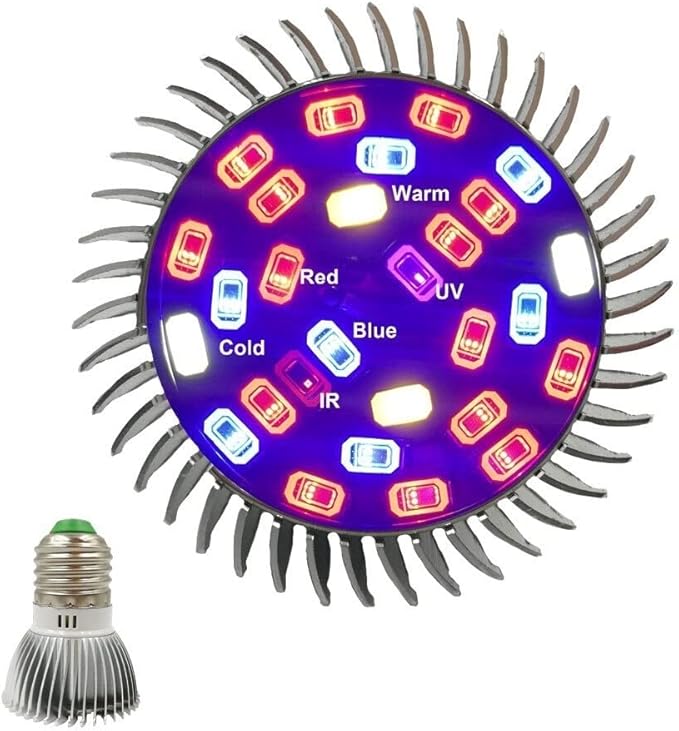 Home Bulbs 5W AC85-110V E27 28LEDs Full Spectrum Grow Light Led Grow Lamp Hydroponic Systems Best for Medicinal Plants Growth Flowering 10 PCS/Pack Household Lamp
