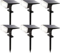 2 Pack Solar Spot Lights Outdoor 8 Lighting Modes Multicolor IP65 Waterproof Landscape Lighting for Garden Yard Patio – Solar Powered(Cool White6 Pack)
