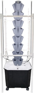 Hydroponics Tower Indoor Growing System 40/60 Plant with Plant Fill Light Pump System and Water Circulation Vertical Hydroponic System for Gardening Lover