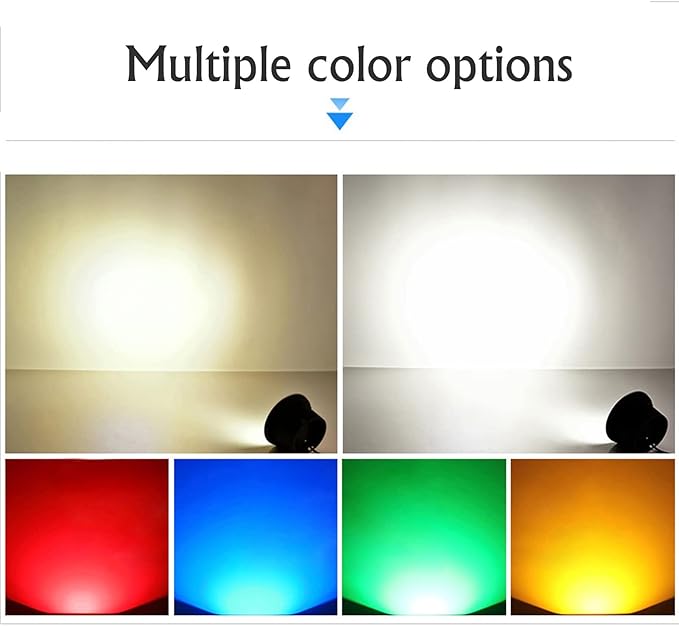 Embedded Round LED Well Lights IP67 Waterproof Landscape Lighting Spotlight for Driveway Deck Step Yard Garden