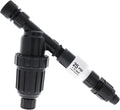 Drip Depot 3/4 Mainline Head Assembly - 1 Zone - 25 PSI - Manual Control - Plastic Rectangular - Y Pattern - Integrated Canister Filter