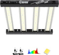 Lucius 240W LED Grow Light with LM281B Diodes 2.9 µmol/J High Efficiency Dimmable 4-Bar Light with 1200 Diodes Full Spectrum Plant Grow Lamp for Indoor Plants Seeding Veg Bloom 120/240/277V