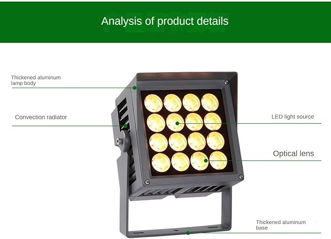 Outdoor Narrow Beam Spotlight - Long Range Rotation Spotlight IP65 Outdoor Waterproof Long-Range Beam Light Projection Light Villa Led Beam Landscape Lights(White120W(85-265V))
