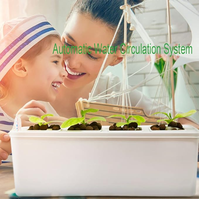 Home Indoor Kitchen Garden Hydroponics Growing System Smart LED Grow Light Kit for Both Outdoor Indoor Plants Gardening Kits for Home Kitchen