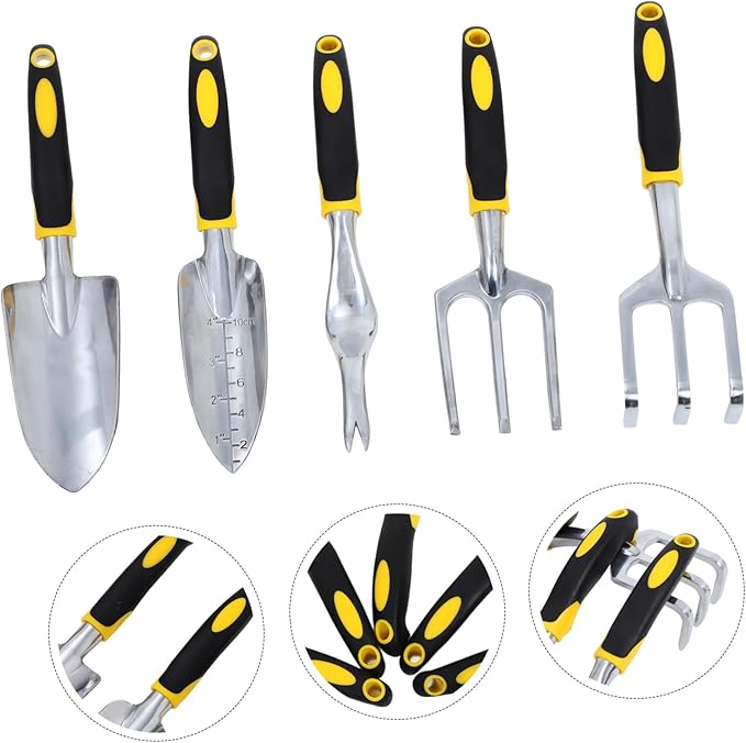 ibasenice 1set Garden Tool Set Heavy Duty Hand Shovel Trowel Multi-use Gardening Spade Gardening Tools for Planting Weeding and Soil Aeration