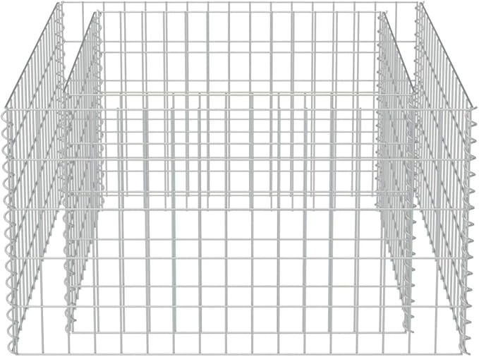 YAFF Gabion Raised Bed-HexagonalOutdoor Landscape for GardenBackyardPatioBalcony35.4x35.4x19.7