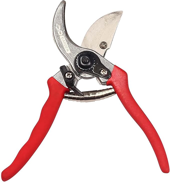 D&ampD Garden: Bypass 2-Piece Combo Set - 8 Pruner &amp 15 Lopper - Gardening Cutting &amp Trimming Tools Comfort Grips Heat Treated Blades Yard Work