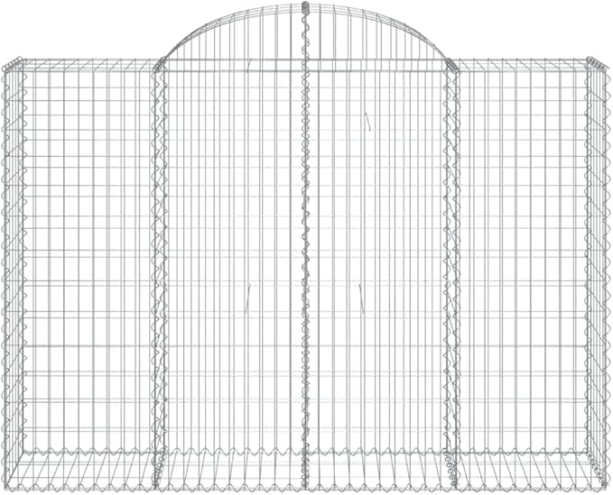 Galvanized Raised Garden Bed 5-Pack 78.7x78.7x63 Planter Box Gabion Baskets for Vegetables Flowers Patio