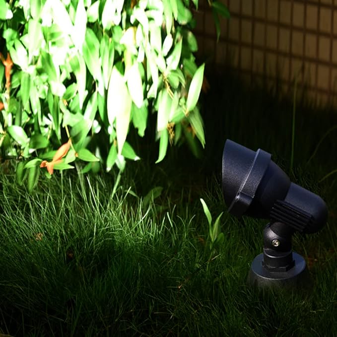 LED Landscape Light6-Pack 12V Low Voltage Garden LightingCOB 7W Outdoor Spotlight IP65 WaterproofLandscape Flood Lighting for Yard Lawn
