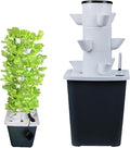 Garden Hydroponic Growing System 15/20/25/30 Pods Hydroponics Tower Aquaponics Planting System with Hydrating Pump Adapter Net Pots Timer (Color : 15holes)
