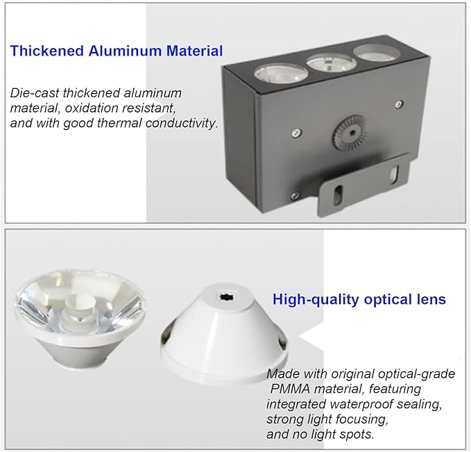 Rotation Spotlight - LED Floodlights IP65 Outdoor Waterproof LED Spotlight Long-Distance LED Beam Light 220V Exterior Building Wall Washer Landscape Lighting(White Light90W(AC220V))
