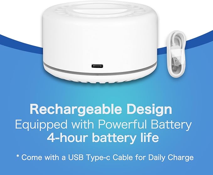 Mosquito Repellent Outdoor Patio Bug Repellent Outdoor Electronic Mosquito Repeller for Camping Outing Hiking Mosquito Control Device(2 Refill Citronella)