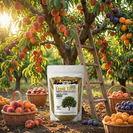 Old Cobblers Farm™ Wicked Organics Fruit Tree 10-2-8 Fertilizer – Slow-Release Plant Food for All Fruit Trees – Boosts Root Strength Fruit Yield &amp Soil Health (5 lbs|10 lbs|15 lbs|20 lbs) (5lbs)