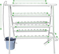 Hydroponic Tower Growing Sytem 72 Sites 8 Pipes Hydroponic Grow Kit Garden Planting Equipment Nft Soilless Balcony Indoor Greenhouse Tool Lettuce Strawberry Easy to Insta