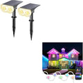 Linkind StarRay Solar Lights Outdoor Waterproof Dusk-to-Dawn Outdoor Solar Lights Permanent Outdoor Lights HP5 APP/Voice Control Landscape Lighting IP67 Outdoor Lights for Yard Garden