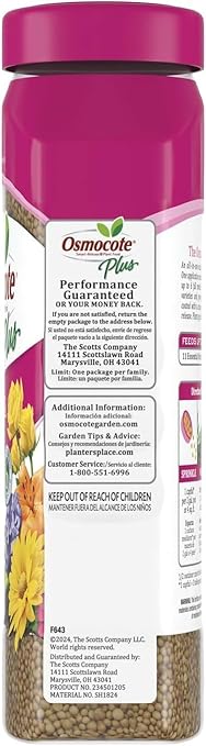 Osmocote Smart-Release Plant Food Plus Outdoor &amp Indoor Fertilizer 2 Lbs. (12)
