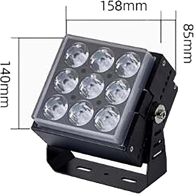 Ground Landscape Lights - AC85-265VAdjustable Angle Floor Lamp Spotlight Beam Light Outdoor IP67 Waterproof Long-Range Spotlight Garden Courtyard Underground Light(White240w)