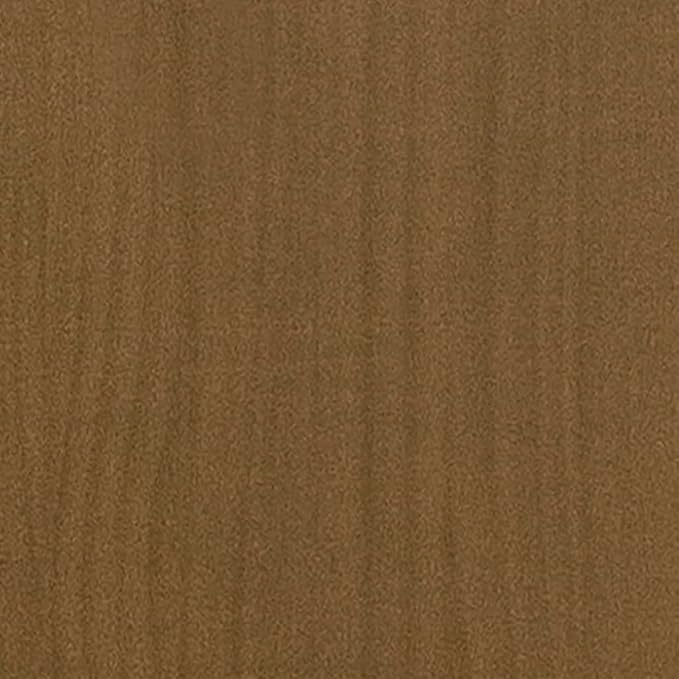 vidaXL Garden Planter - Solid Pinewood Material Honey Brown Finish Large Raised Bed Outdoor Use Assembly Required Measures 78.7x19.7x27.6.