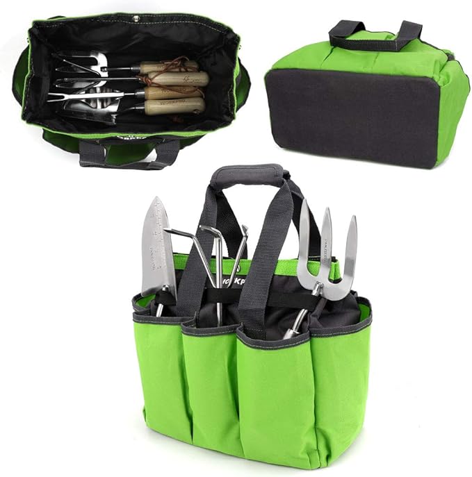 WORKPRO Garden Tool Bag with Garden Tool Set
