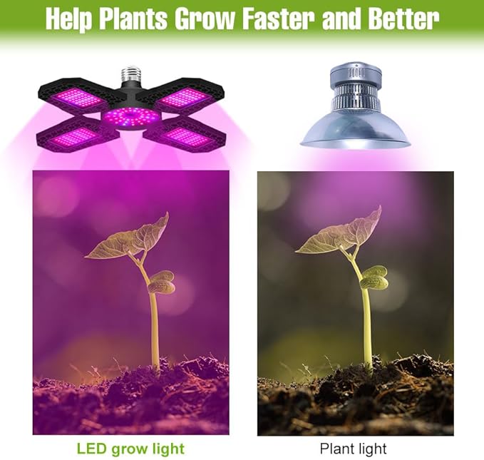 2PCS1000W LED Plant Lamp E26/E27 base for easy installation Diamond-shaped Multi-side Cooling Ensures Long-term Stability Flexible arms adjust angles freely Covering seedling flowering&ampfruiting st