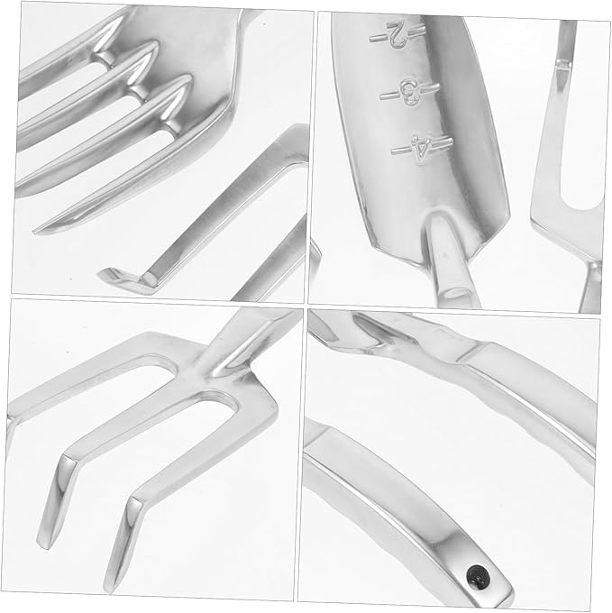 Multi-Purpose Garden Shovels with Ergonomic Handles Fine Workmanship Planting and Digging Tools for Home Gardening and Outdoor Use Compact Garden Tool Kit