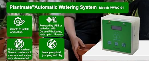 Smart Plant Watering System with Capacitive Soil Moisture Sensor Automatic Self Watering System with Soil Moisture Control for Potted Plant