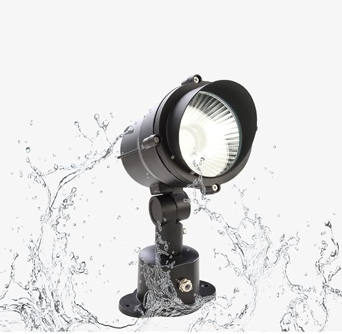 5/10/12/15/18/20/30W Outdoor Led Spotlight Waterproof Landscape Light with Pointed Led Landscape Spotlights Illumination Garden Outdoor Pathway Lighting/A(10W)/6000K White Light