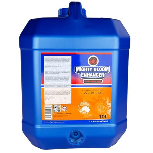 Mighty Bloom Enhancer - PK Booster Flower Bulking Agent Hardener Increase Weight and Yield (10 Liter)