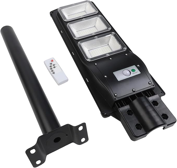 Vacumis Solar SpotlightsWaterproof And Dustproof High-Strength Construction For Yard Garden Patio Camping Lighting And Device Charging Station In Black(60cm)