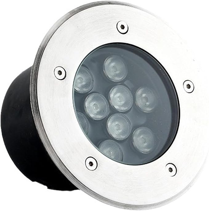 Garden Buried Light Recessed Ground Light IP66 Waterproof AC85-110V LED Underground Light for Outdoor Walkway Driveway Deck Patio Landscape Spotlight