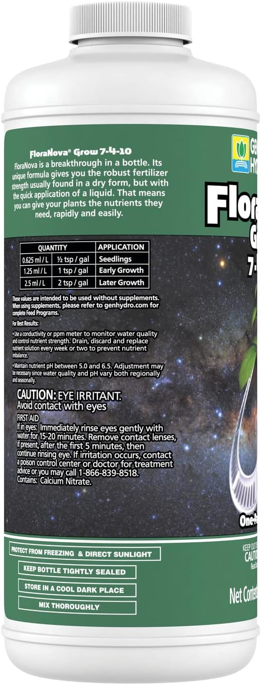 General Hydroponics GH1622 Fertilizer 1 Quart