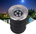 Adjustable Angle Underground Light LED Ground Light IP65 Waterproof AC85-110V Buried Lights for Outdoor Driveway Deck Step Garden Landscape Light