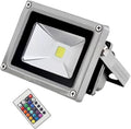 Floodlights - Landscape Light IP67 Outdoor Waterproof LED Landscape Tree Spotlights Adjustable RGB Color-Changing Spotlight for Green Illumination of Trees(RGB+Remote Control20W)