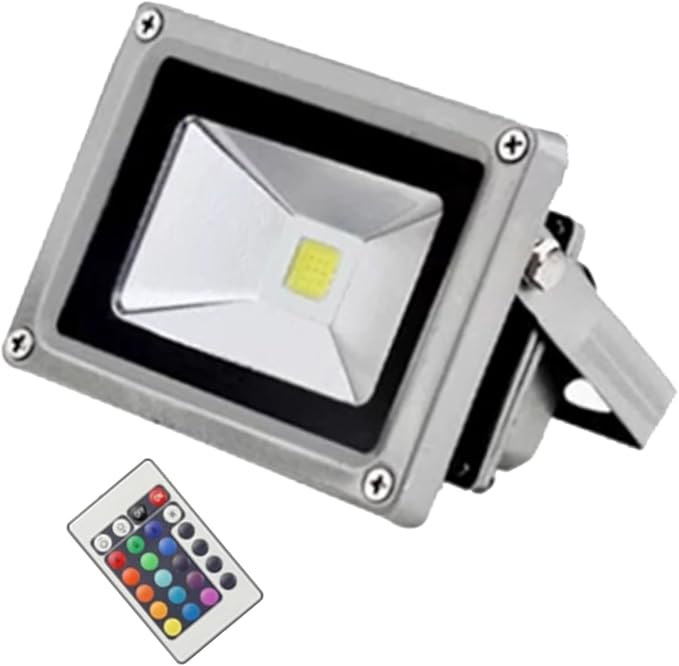 Floodlights - Landscape Light IP67 Outdoor Waterproof LED Landscape Tree Spotlights Adjustable RGB Color-Changing Spotlight for Green Illumination of Trees(RGB+Remote Control20W)