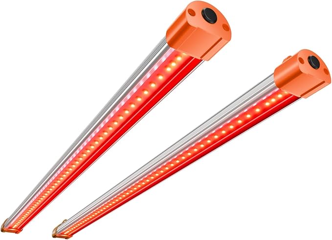 Spider Farmer SUPP-R30 Red LED Grow Light Bars 23.6 Long 660nm Deep Red Supplemental Light for Indoor Grow Tents