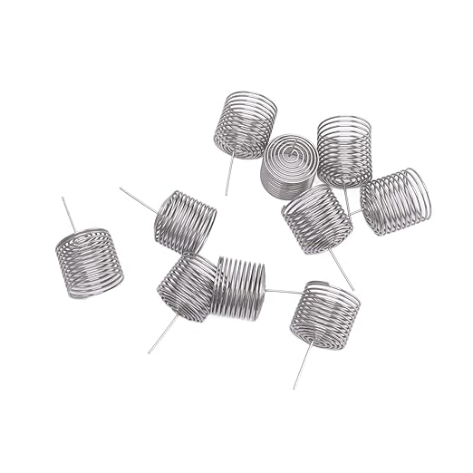 100Pcs Fertilizer Basket Fertilizer Mesh Baskets Automatic Planting Fertilizers Baskets Bonsai Fertilizer Box Column Shape Stainless Steel Fertilizer Baskets for Garden (L)