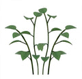 Zerodis Magics LED Houseplant Light Plastic Indoor Plant Illumination Romantic Green Glow for Home Office Decoration