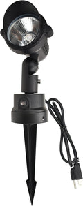 GBS9912 Outdoor LED Spotlight with Photocell Sensor 120V 12W 5000K Daylight White Photocell Enabled 3 FT Cord with Plug in Outdoor Lighting Black