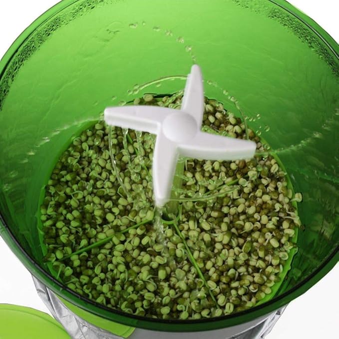 Thermostat Electric Germinator Automatic Watering-Bean Sprouts Machine 2 Layers