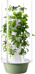 Hydroponics Growing System with LED Lights 5/7/9 Layers Indoor Vertical Hydroponics Tower Hydroponic Growing Kit with Automatic Water Circulation for Fruit and Vegetables 5Layer
