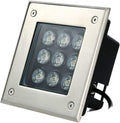 Square LED Recessed Spotlight - Outdoor Waterproof IP67 DC12V Low Voltage for Gardens Terraces Pool Paths Architectural Lighting