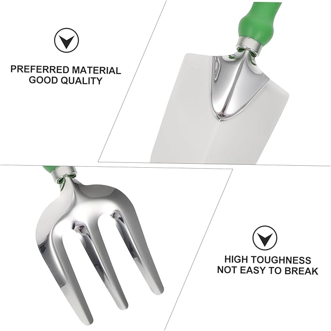 SUPVOX 11pcs Gardening Tool Set Ergonomic Handles for Easy Planting Weeding and Transplanting Garden Accessories for Home and Outdoor Use