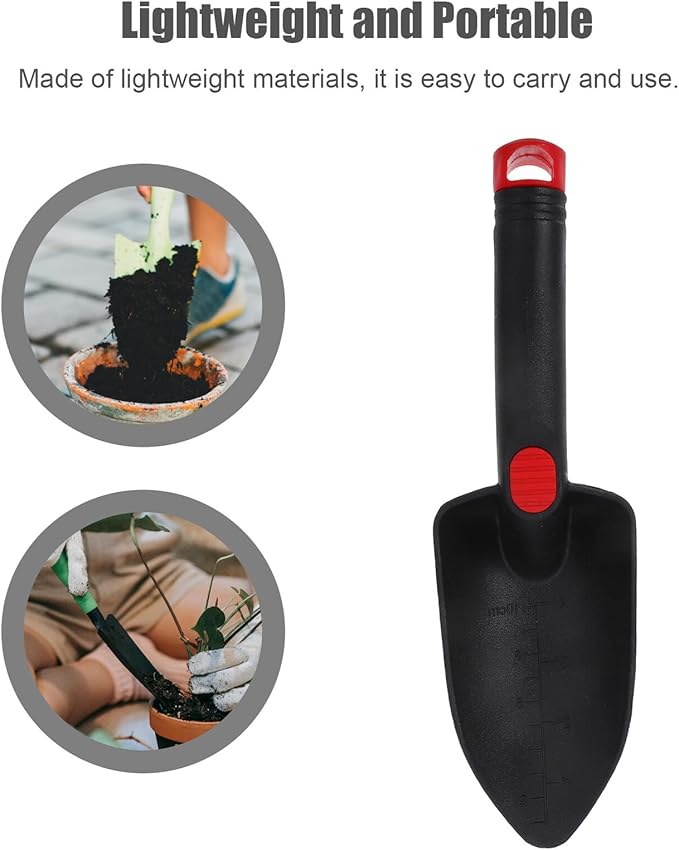 Mini Gardening Tool Set 4pcs with Garden Trowel Digging Fork and Soil Scoop for Yard and Indoor Planting Portable Hand Tools for Gardening Supplies and Farm Use