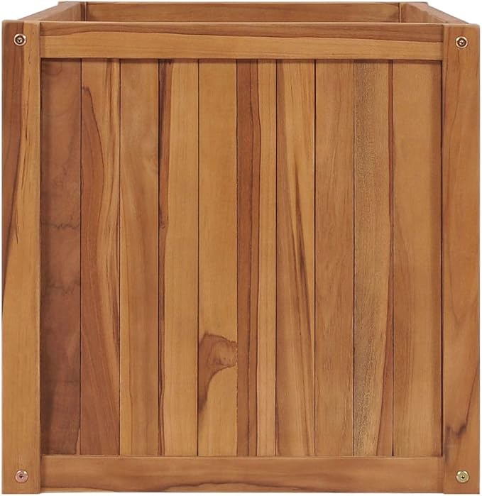 YAFF Raised Bed 39.4x19.7x19.7 Solid Wood Teak