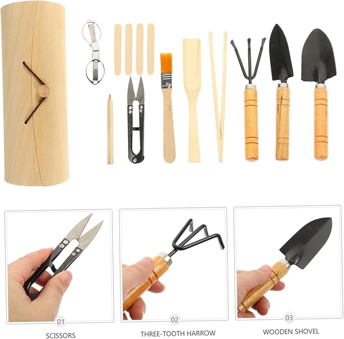 KESYOO 1set Garden Tool Set Indoor Gardening Tools Kit for Digging Transplanting and Planting for Houseplants Plants and