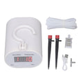 Automatic Drip Irrigation Kit for Indoor Potted Plants Self Watering System with Timer Easy DIY Installation Water Saving and Battery or USB Powered (Support 2 Pot Sprinkler)