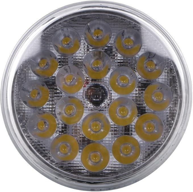 PAR36 LED Spot Light 18W 6000K Sealed Beam Replacement - Tractor Headlight for Snowblower Combine Agriculture Off-Road Outdoor Landscape Spotlight IP67 Waterproof 9-32V DC Pigtail