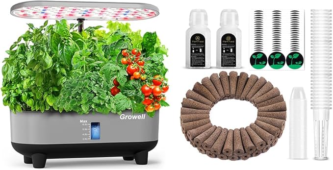 16 Pods Hydroponics Growing System Kit &amp Seed Pod Kit 182 pcs